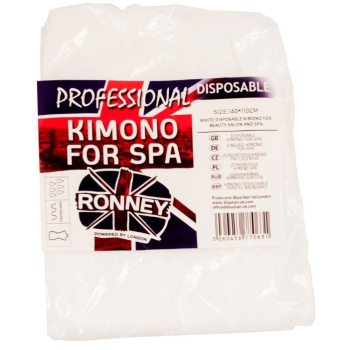 RONNEY - Kimono SPA WHITE KINOMO (140cm x 110cm) jest-ponad0szt,zmieniam-na0:2021-04-05